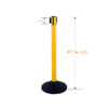 10Ft Length Plastic Retractable Stanchion Product dimensions; elastic band; can be stretched and retracted at will.